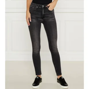 CALVIN KLEIN JEANS Jeansy Skinny fit - Spodnie damskie - miniaturka - grafika 1