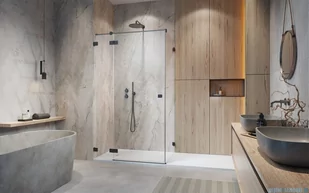 Radaway Essenza Pro Brushed GunMetal Kdj kabina 80x80 cm lewa szczotkowany grafit 10097080-92-01L/10098080-01-01 - Kabiny prysznicowe Radaway Essenza Pro Brushed GunMetal Kdj kabina 80x80 cm lewa szczotkowany grafit 10097080-92-01L/10098080-01-01 - Kabiny prysznicowe - miniaturka - grafika 3