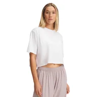 Koszulki i topy damskie - Damska Koszulka z krótkim rękawem UNDER ARMOUR UA RIVAL SS 1389721-100 – Biały - miniaturka - grafika 1