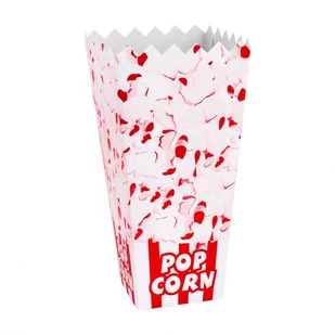 GSG24 Pudełko kartonik na PopCorn 7x22x10.5cm DUŻY 1.7L 100szt 1008902 - Akcesoria gastronomiczne - miniaturka - grafika 1