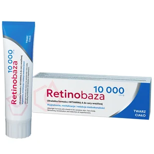 Retinobaza 10 000, ultralekka formuła z witaminą A, do twarzy i ciała, 30 g - Żele i maści lecznicze - miniaturka - grafika 1