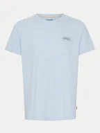 Koszulki męskie - Blend T-Shirt 20716513 Błękitny Regular Fit - miniaturka - grafika 1