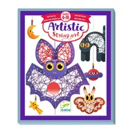 Prace ręczne dla dzieci - Zestaw atrystyczny STRING ART - NOC DJ09437 - miniaturka - grafika 1