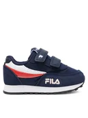 Buty dla chłopców - Fila Sneakersy Orbit Revolution Velcro Tdl FFK0222 Granatowy - miniaturka - grafika 1