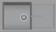 Zlewozmywaki - Zlew PLADOS INFINITY 86,10 URBAN GREY (szary N4) (NF8610N4) - miniaturka - grafika 1