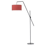 Lampy stojące - Lampa podłogowa LYSNE Bilbao, 60 W, E27, czerwona/czarna, 176x90 cm - miniaturka - grafika 1