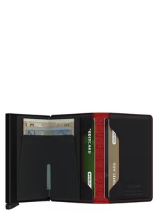 Mały portfel RFID Secrid Slimwallet Fuel - black / red - Portfele - miniaturka - grafika 5