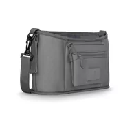 Torby i organizery dla mam - Lionelo, Little Cube, nowoczesny organizer do wózka, Grey Stone, Szary - miniaturka - grafika 1