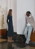 Kozaki damskie - MANGO TEEN - Wysokie skórzane kozaki średni brązowy - 37 - Dziewczyna - miniaturka - grafika 1