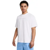 Koszulki sportowe męskie - Męski t-shirt z nadrukiem Under Armour UA M Pth Pack Hw Os Ss - biały - UNDER ARMOUR - miniaturka - grafika 1