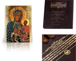 Ikona religijna Matka Boża Częstochowska Wędrująca - Ikony i obrazy sakralne - miniaturka - grafika 1
