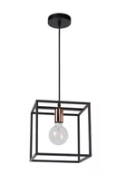 Lampy sufitowe - Lucide lucide Arthur-lampy wiszące, metal, E27, 60 W, czarna, 25 x 25 x 155 cm 08424/01/30 - miniaturka - grafika 1