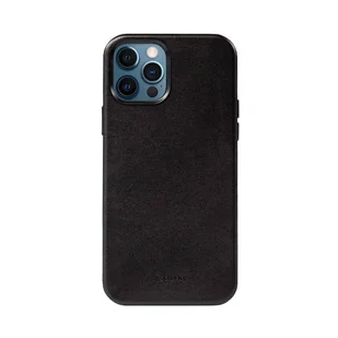 Crong Essential Cover - Etui ze skóry ekologicznej iPhone 12 Pro Max (czarny) - Etui i futerały do telefonów - miniaturka - grafika 7