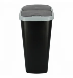 Kosz Na Śmieci COMPACTA Q DUO Jasny Gray/Czarny 45l - Kosze na śmieci - miniaturka - grafika 3