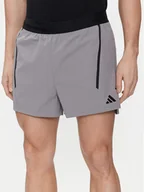 Spodenki męskie - adidas Szorty sportowe D4T Pro Series Adistrong IT7519 Szary Regular Fit - miniaturka - grafika 1