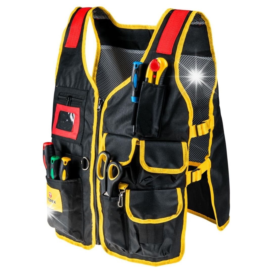 Kamizelka monterska, 7 kieszeni Topex 79R255