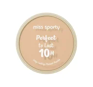 Pudry do twarzy - Miss Sporty Perfect To Last 10h długotrwały puder w kamieniu 010 Porcelain 9 g - miniaturka - grafika 1