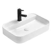 Umywalki - Mexen Sofia umywalka nablatowa 60 x 40 cm, biała - 22156000 - miniaturka - grafika 1