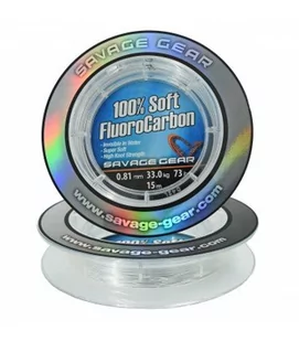 FLUOROCARBON SAVAGE GEAR SOFT 0,81 mm - Żyłki wędkarskie - miniaturka - grafika 1