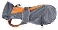 Ubranka dla psów - Trixie Lite płaszcz przeciwdeszczowy dla psów, 25 cm, szary/pomarańczowy - miniaturka - grafika 1