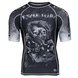 Extreme Hobby, Rashguard męski termoaktywny z krótkim rękawem, Psycho Clown, rozmiar M - Kurtki narciarskie - miniaturka - grafika 1