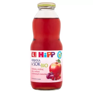 HiPP Herbatka z dzikiej róży z sokiem z czerwonych owoców 500 ml - Soki i herbatki dla dzieci - miniaturka - grafika 2