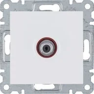 Gniazdka elektryczne - Hager Polo LUMINA2 Gniazdo pojedyncze SAT dla instalacji indywidualnych biały WL3230 WL3230 - miniaturka - grafika 1