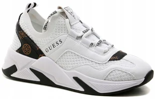 Guess GENIVER2 FLPGE2 FAL12 bia r40 - Buty sportowe damskie - miniaturka - grafika 1