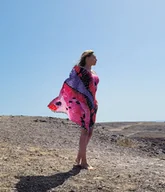 Apaszki i szaliki damskie - Jedwabna chusta premium, 90 cm - 90cm - miniaturka - grafika 1