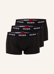 Hugo Bokserki, 3 Szt. schwarz - Majtki damskie - miniaturka - grafika 1