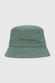 Czapki męskie - Pepe Jeans kapelusz kolor zielony - grafika 1