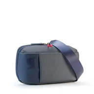 Torebki damskie - NAVA DESIGN Torba na ramię, dwie otwarte kieszenie, kolor Niebieski i Czerwony - Wymiary 16 x 25 x 8 cm - miniaturka - grafika 1