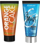Balsamy i kremy do opalania - Soleo Orange Cake + So Moist Po Opalaniu Gratis - miniaturka - grafika 1