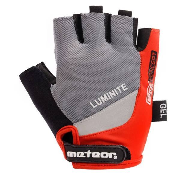 Meteor rękawiczki rowerowe na rower GEL GX33 Red - S