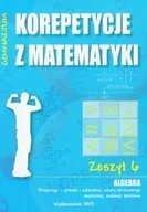 Lektury szkoły średnie - korepetycje z matematyki. zeszyt 6. algebra - miniaturka - grafika 1