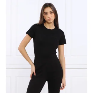 Armani Exchange T-shirt | Regular Fit - Koszulki i topy damskie - miniaturka - grafika 1