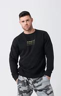Swetry męskie - BioTechUSA Dwayne Men Sweater, Black L sweter męski, czarny, L, czarny, L - miniaturka - grafika 1