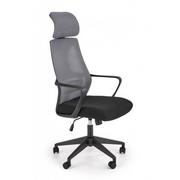 Fotele i krzesła biurowe - Fotel obrotowy do biurka Mercury - popielato-czarny - miniaturka - grafika 1