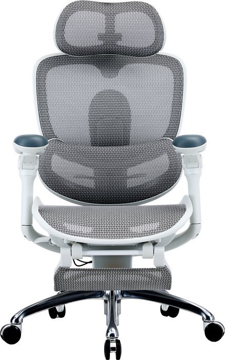Sihoo Fotel biurowy C300 PRO V2 White z podnóżkiem C300-PRO-V2-B102-JT
