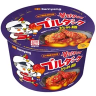 Kuchnie świata - Ramyun Buldak o smaku ostrego kurczaka Yangnyeom, duża micha 115g - Samyang Japan - miniaturka - grafika 1