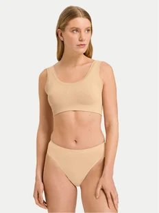 Hanro Biustonosz top Touch Feeling 71806 Beżowy - Biustonosze - miniaturka - grafika 1