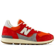 Buty sportowe męskie - Buty unisex New Balance U475FA - czerwone - miniaturka - grafika 1