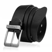 Paski - Betlewski Skórzany pasek męski szeroki pas jeansów - miniaturka - grafika 1