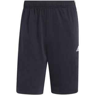 Spodenki męskie adidas Essentials Warm-Up 3-Stripes granatowe H48434 S - Spodenki męskie - miniaturka - grafika 1