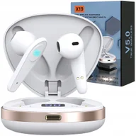 Słuchawki - Logit MUSZLA X19 WHITE - miniaturka - grafika 1