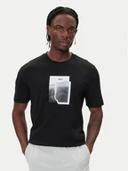 Koszulki męskie - BOSS T-Shirt Te_Brokenice 50554640 Czarny Regular Fit - miniaturka - grafika 1