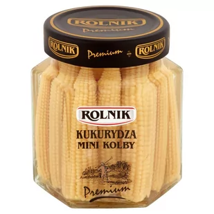 Rolnik Kukurydza mini kolby premium 314 ml - Mieszanki warzywne, sałatki - miniaturka - grafika 1