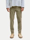 Spodnie męskie - Jack & Jones Spodnie materiałowe Stace Arthur 12282388 Khaki Regular Fit - miniaturka - grafika 1