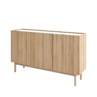 Komody - Komoda K144/83 Boho Piaski Meble Dąb Riviera, Marmur Bianco - miniaturka - grafika 1