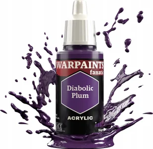 Army Painter The Army Painter: Warpaints - Fanatic - Diabolic Plum - Akcesoria i części modelarskie - miniaturka - grafika 1